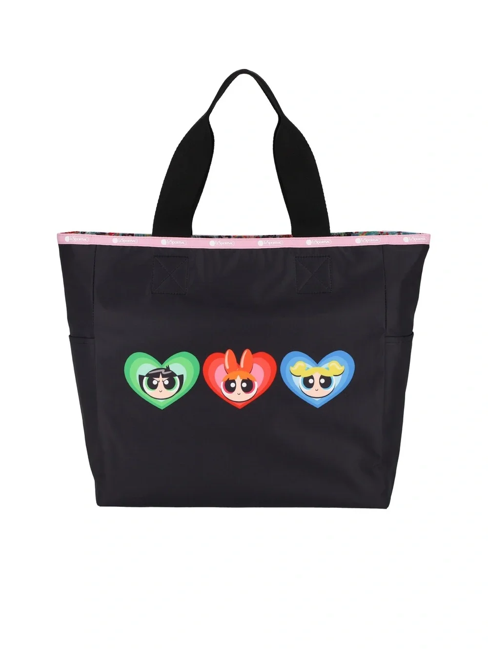 Lesportsac x The Powerpuff Girls Girl Power reversible Tote